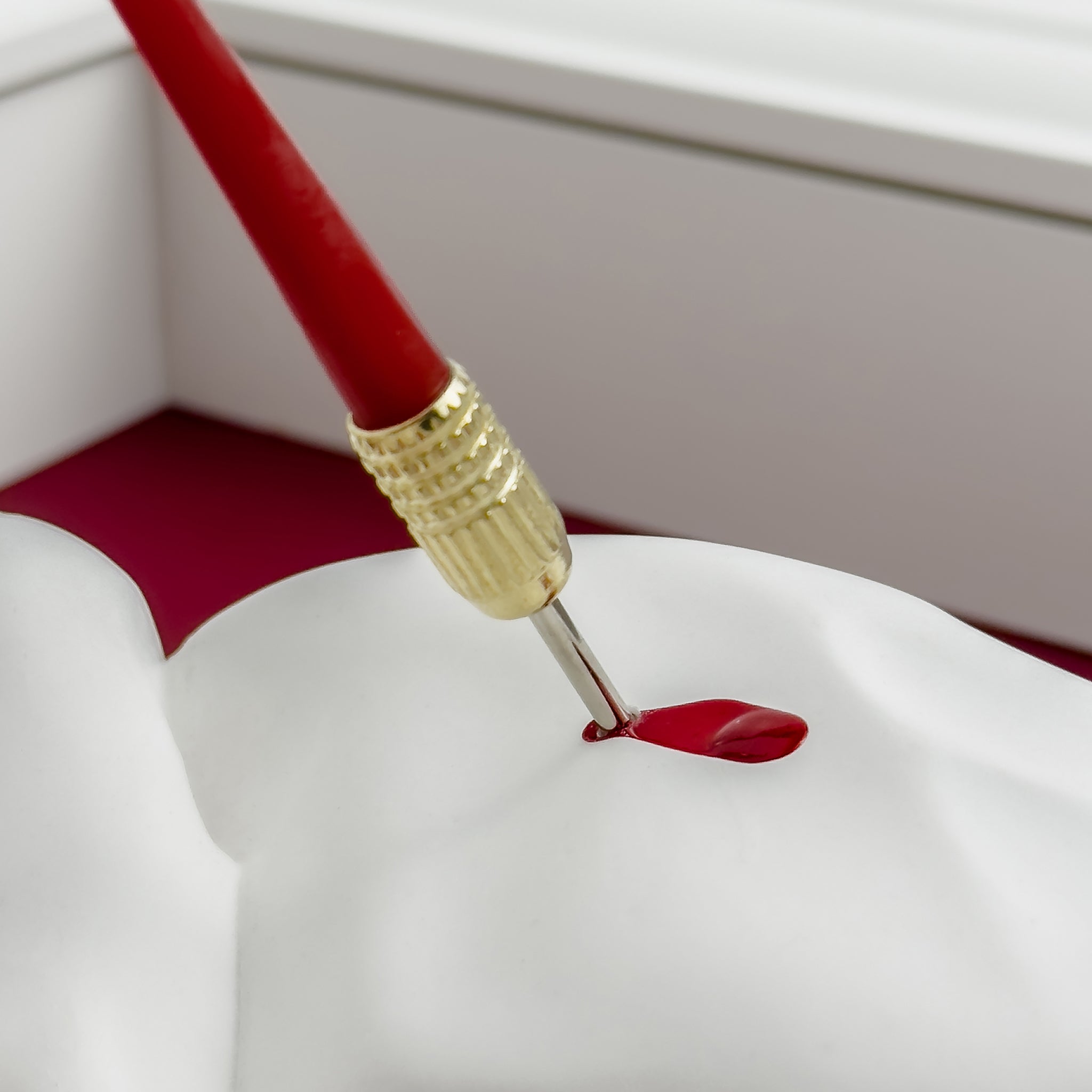 Cuore Anatomico Dart Bianco con Cornice Bianca