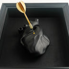 Cuore Anatomico Dart Black con Cornice Nera