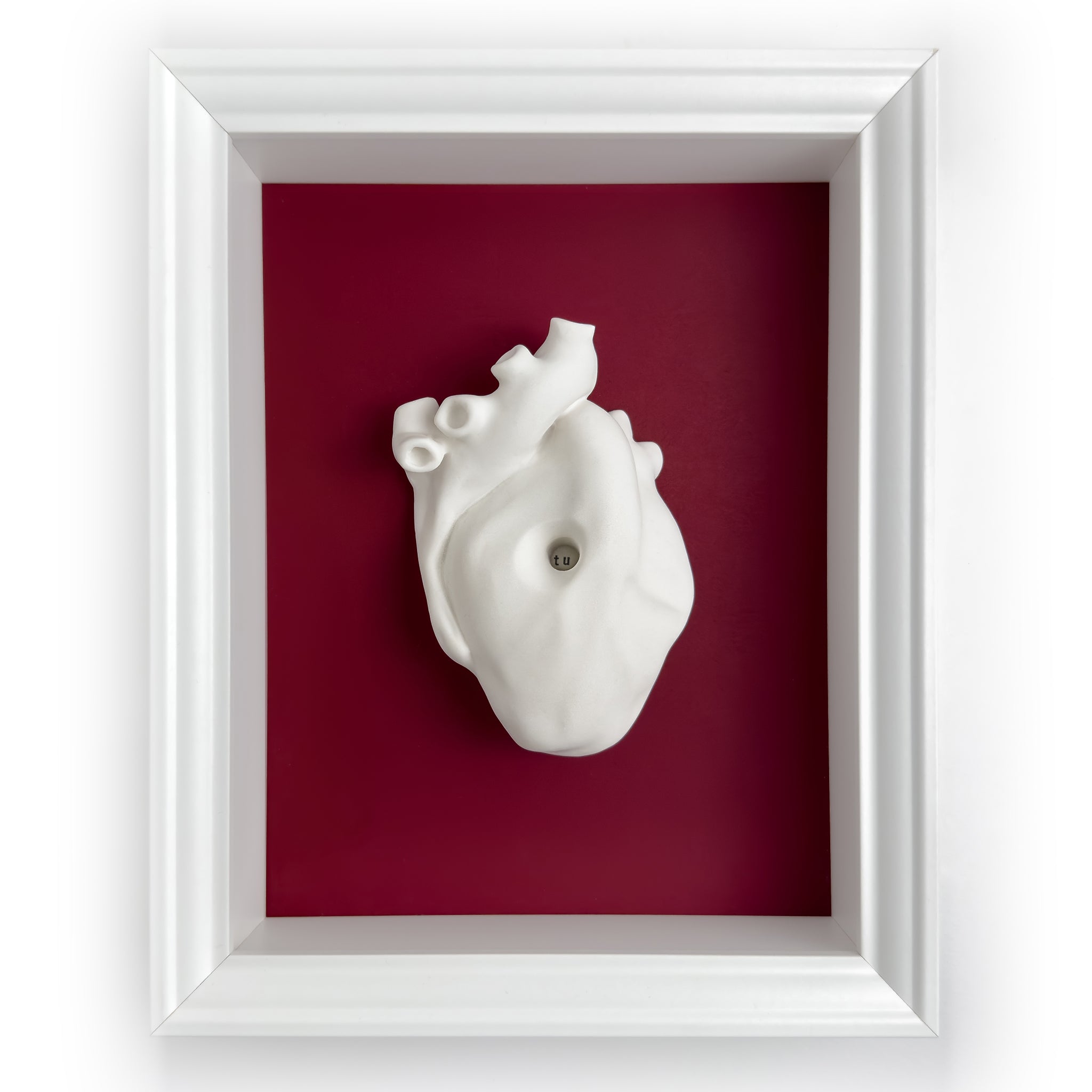Cuore Anatomico "Tu" con Cornice