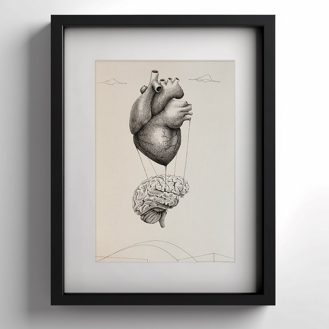 Illustrazione Cuore-Cervello