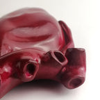 Cuore Anatomico Amaranto