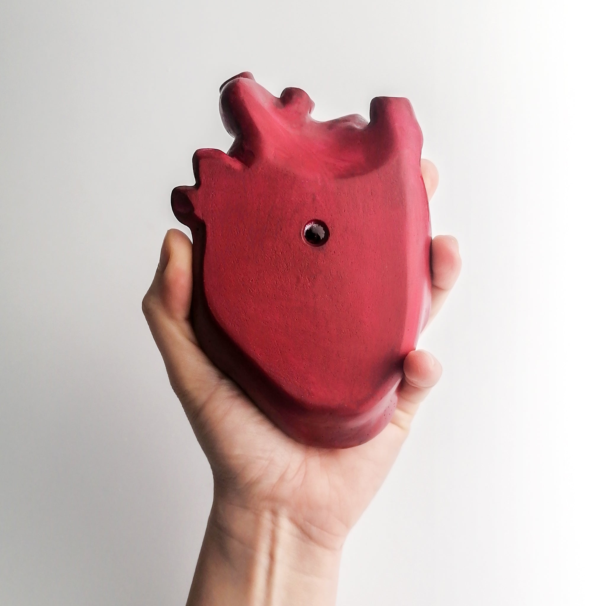 Cuore Anatomico Amaranto