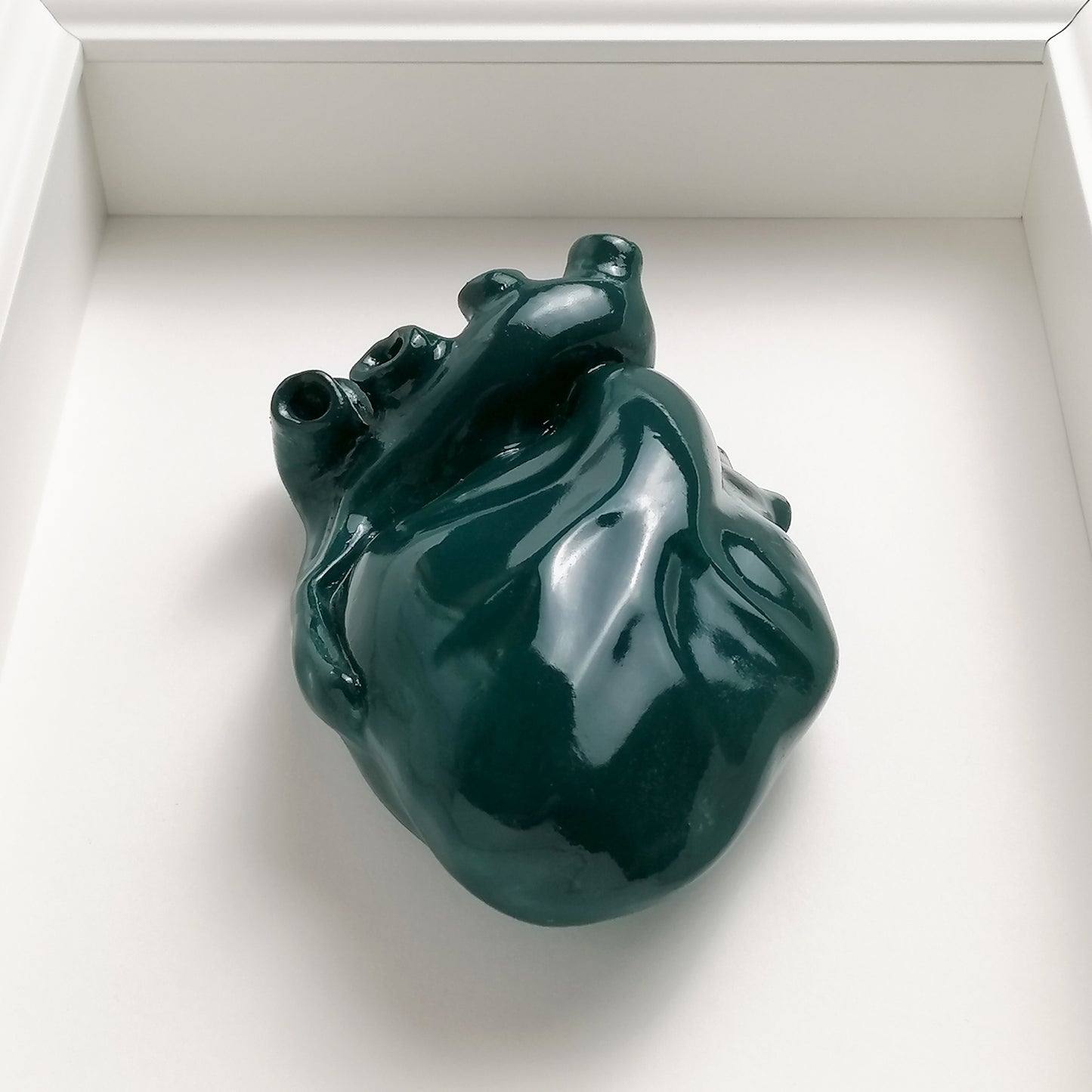 Cuore Anatomico Green Con Cornice